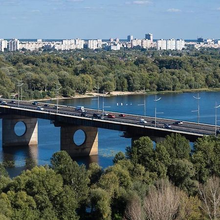 Exquisite Panoramic Views Apartment Dnipro Embankment Киев Экстерьер фото