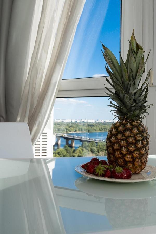 Exquisite Panoramic Views Apartment Dnipro Embankment Киев Экстерьер фото